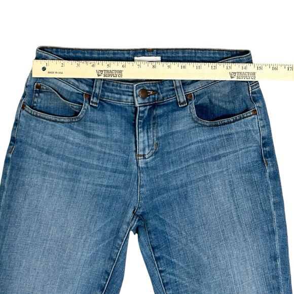 Eileen Fisher Jeans Womens Size 2 Blue Straight Leg Stretch Medium Wash Denim - Picture 14 of 16